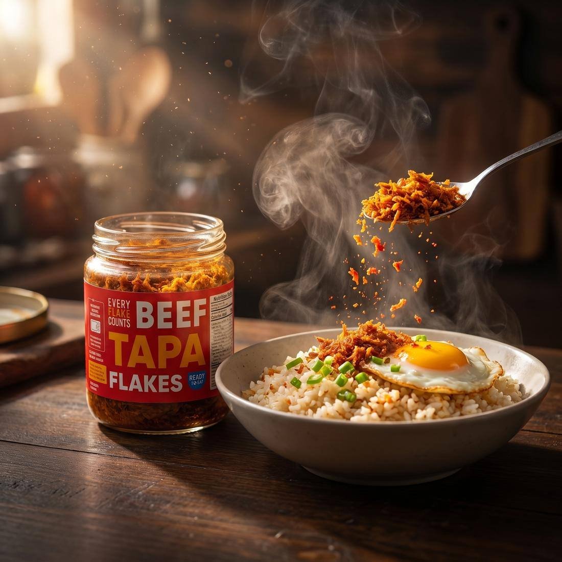 Beef tapa silog