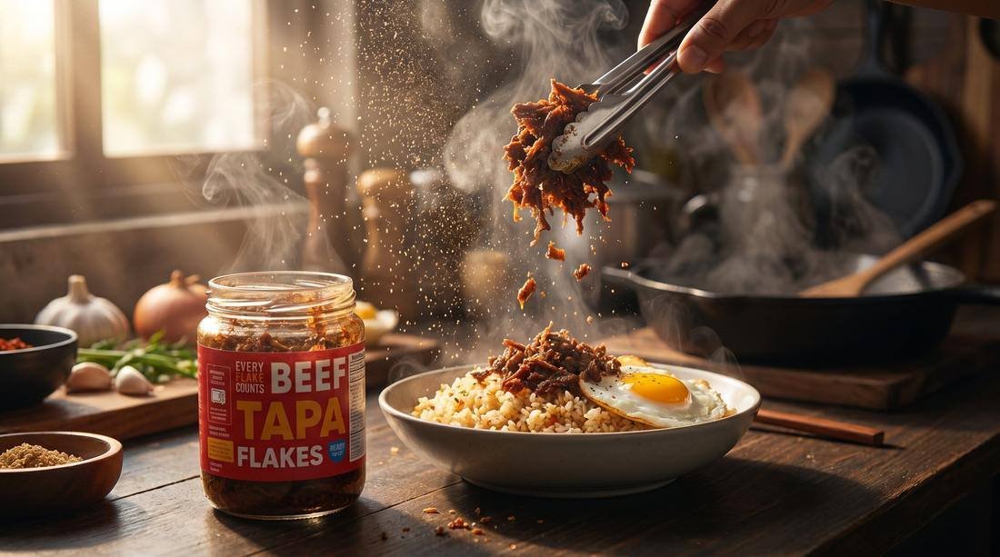 Rendang rice bowl
